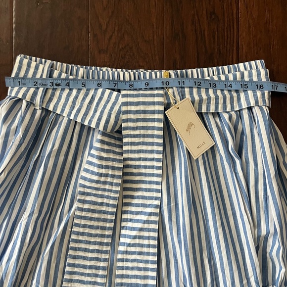 NWT MILLE francoise skirt in monaco stripe - Picture 7 of 10